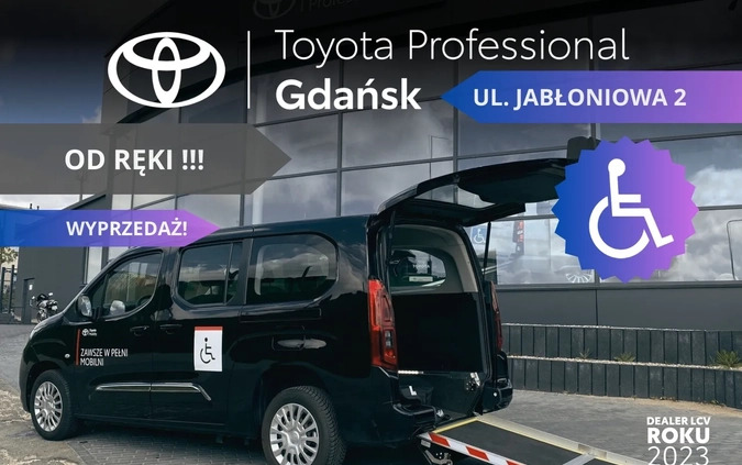 toyota Toyota Proace City Verso cena 220900 przebieg: 1, rok produkcji 2024 z Sulęcin